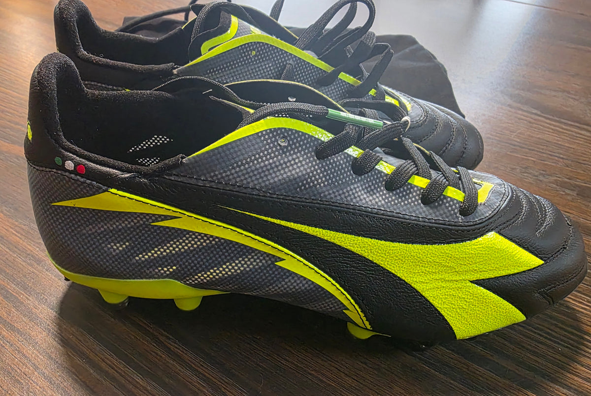 Diadora cleats side view