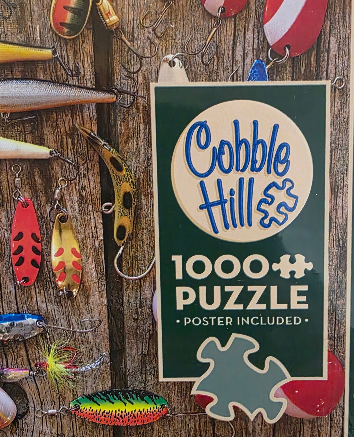 Puzzle and included poster label