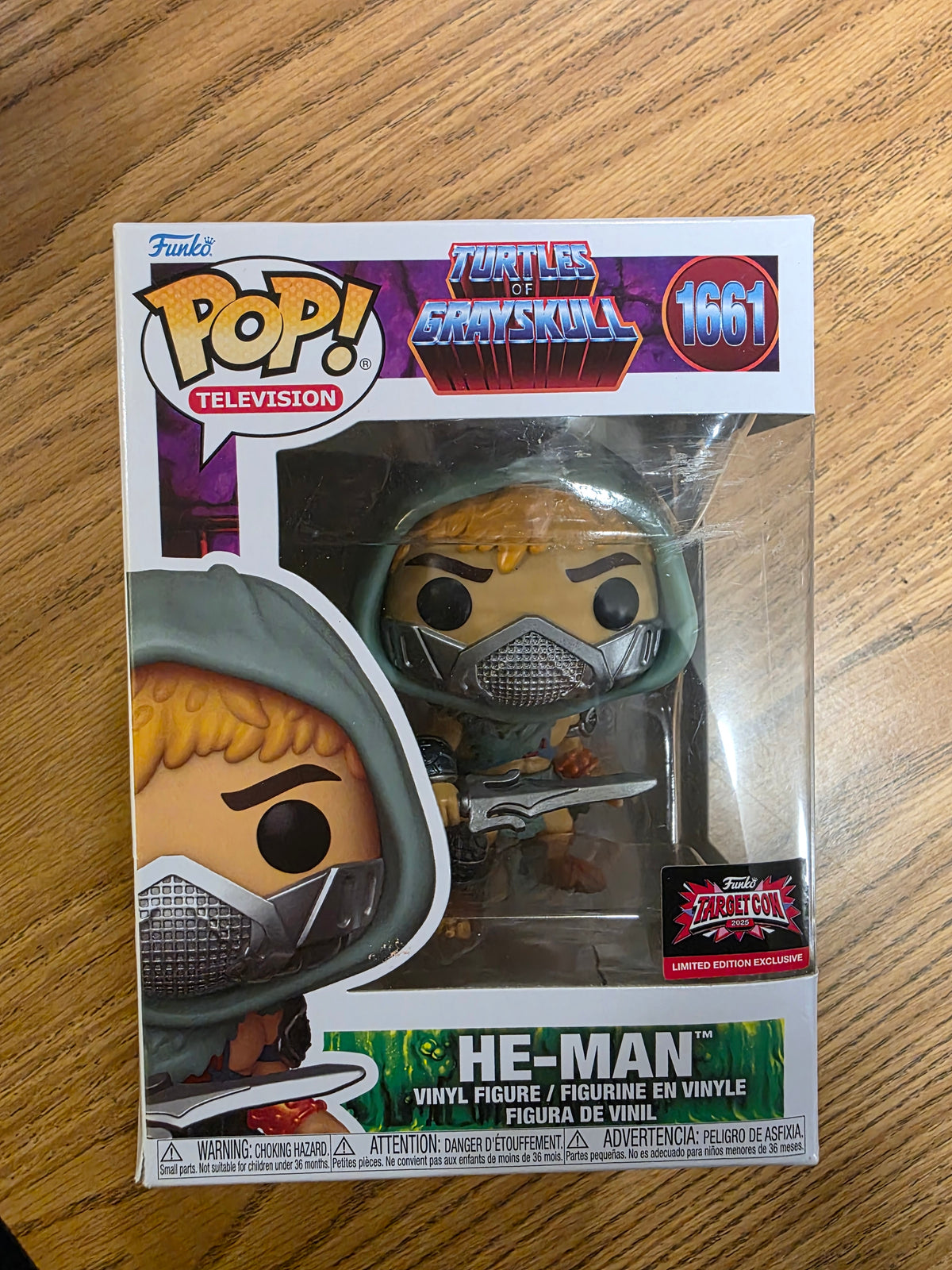 He-Man Funko Pop 1661 TargetCon exclusive box front