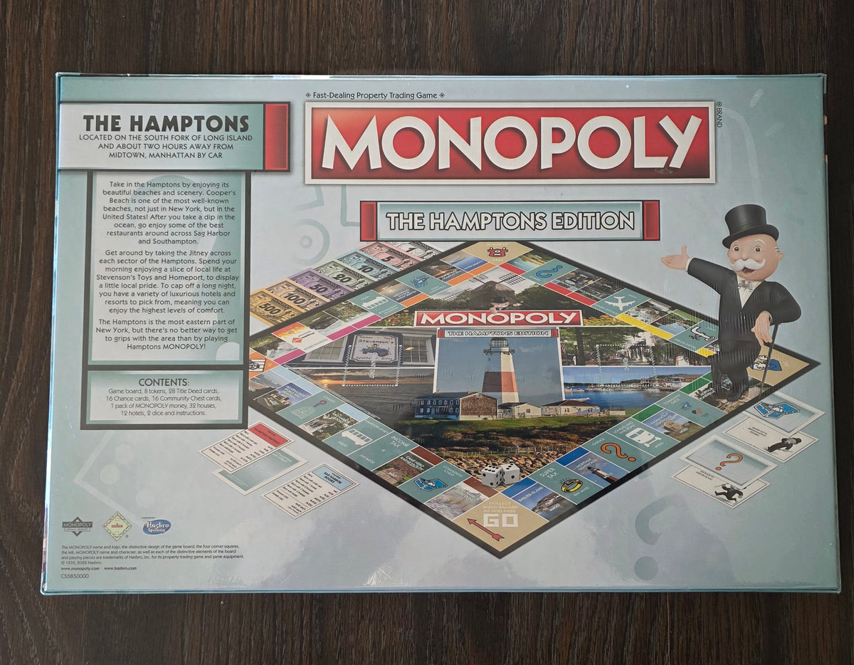 Monopoly The Hamptons Edition sealed packaging