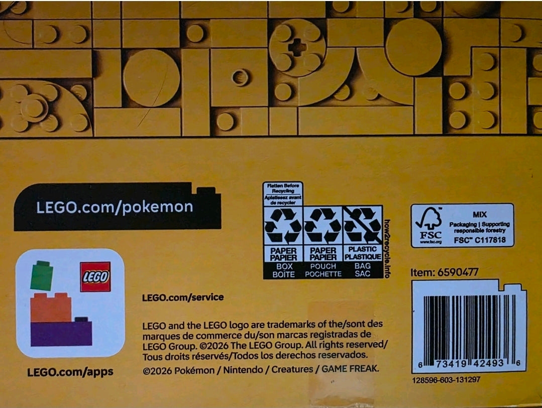 LEGO Pokémon 72153 factory sealed box, view 7