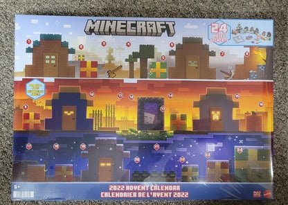 Sealed Minecraft 2022 Advent Calendar front