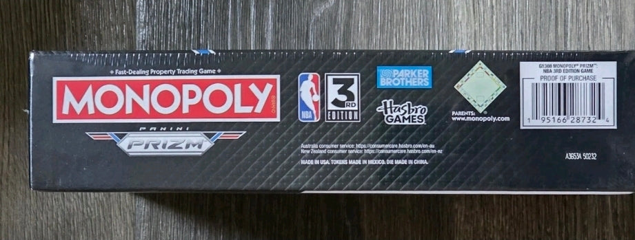 Monopoly Panini Prizm NBA 3rd Edition 2024–25 sealed box