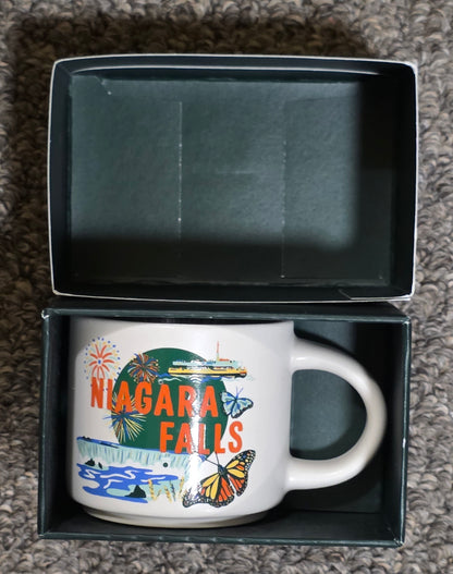 Starbucks Niagara Falls 2 oz mini mug in original box