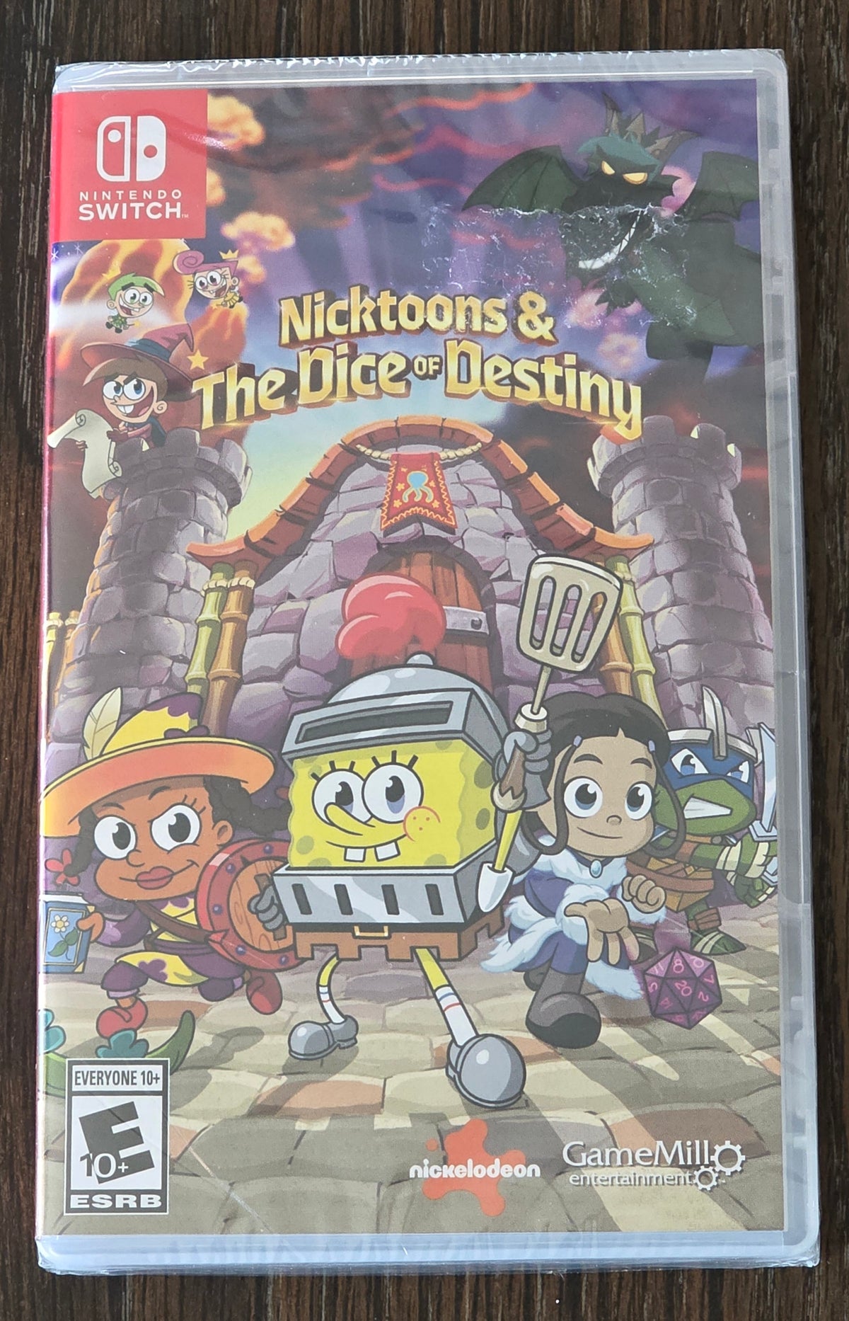 Factory sealed Nintendo Switch game front cover