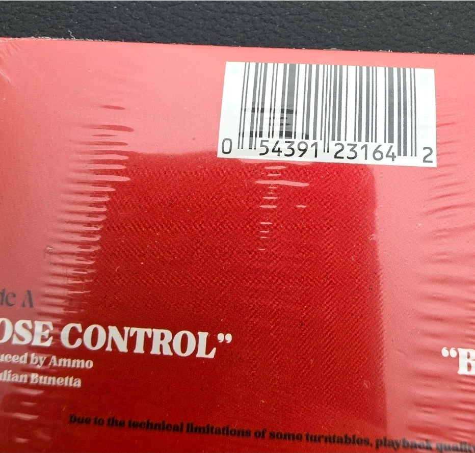 Teddy Swims Lose Control / Bad Dreams sealed orange 4-inch Tiny Vinyl