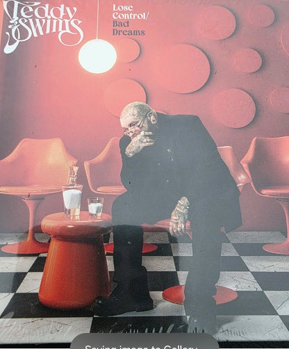 Teddy Swims Lose Control / Bad Dreams sealed orange 4-inch Tiny Vinyl